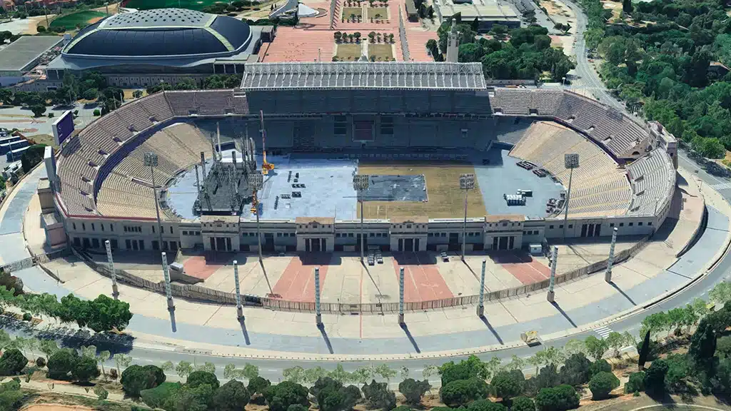 Barcelone Stade olympique Lluís-Companys 55.121 places 1929