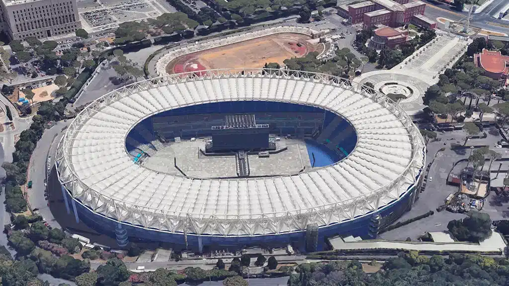 Rome Stade olympique de Rome 72.698 places 1937